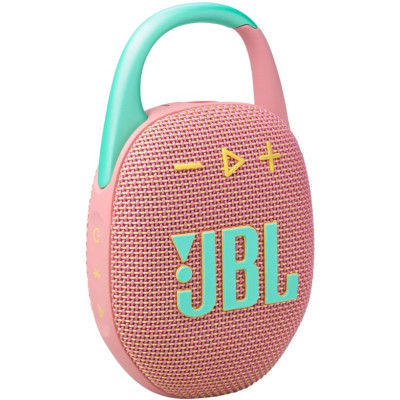 Портативна акустика JBL Clip 5 Pink (JBLCLIP5PINK) (6980786)