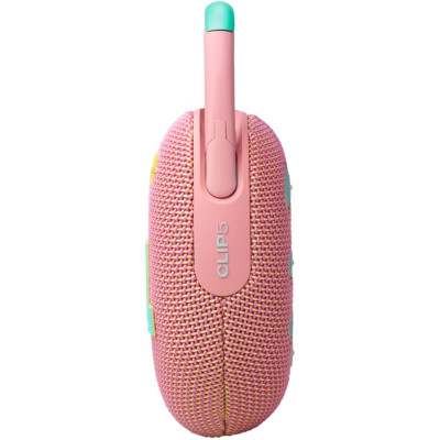Портативна акустика JBL Clip 5 Pink (JBLCLIP5PINK) (6980786)