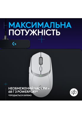 Миша Logitech G309 LIGHTSPEED White (910-007207) (6998417)