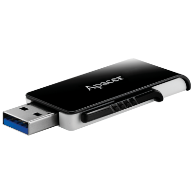 Flash Drive Apacer AH350 128GB USB 3.2 (AP128GAH350B-1) Black (6986626)