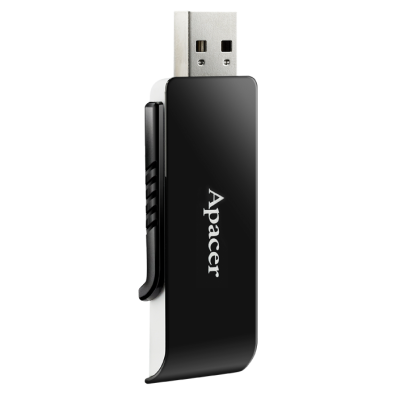 Flash Drive Apacer AH350 128GB USB 3.2 (AP128GAH350B-1) Black (6986626)