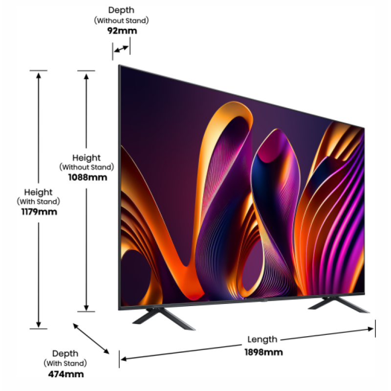 LED-телевізор Hisense 85E7NQ PRO  (6998094)