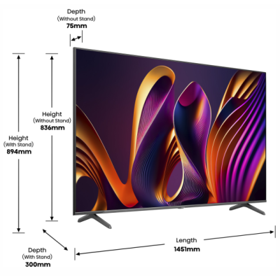 LED-телевізор Hisense 65E7NQ PRO (6998096) LED-телевізор Hisense 65E7NQ PRO (6998096)