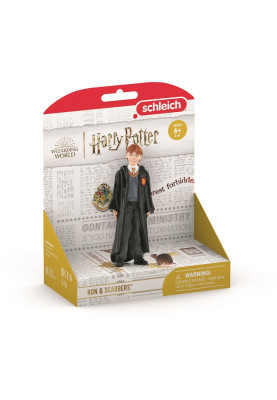 Набір фігурок Schleich Harry Potter Рон Візлі та Скеберс (7002542)