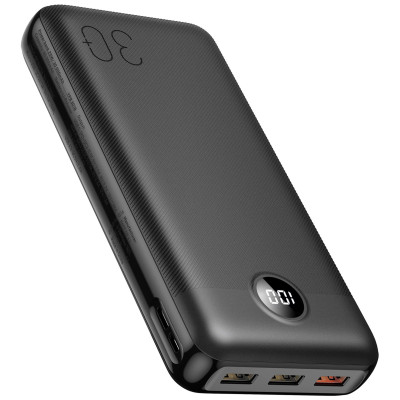 Портативний зарядний пристрій Yenkee YPB 3018 - 30000 mAh PD20W Black (7007751)