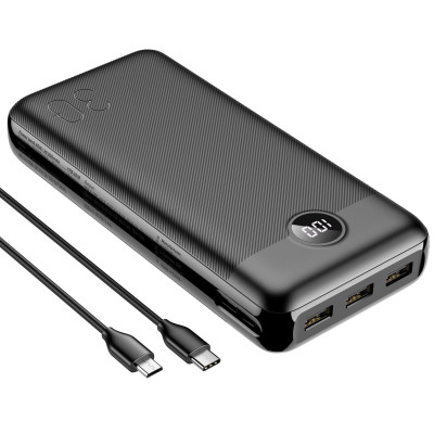 Портативний зарядний пристрій Yenkee YPB 3018 - 30000 mAh PD20W Black (7007751)