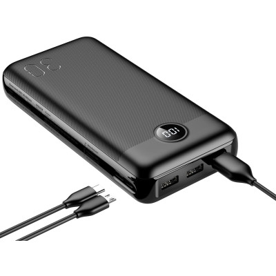 Портативний зарядний пристрій Yenkee YPB 3018 - 30000 mAh PD20W Black (7007751)