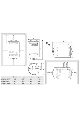 Водонагрівач Tesy GCR 1004424D B14 TBRC / ANTICALC REV 100 (7006036)