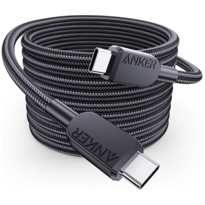 Кабель Anker 310 USB-C to USB-C - 0.9m 240W Nylon Black (6962728)
