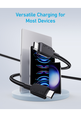 Кабель Anker 310 USB-C to USB-C - 1.8m 240W Nylon Black (6962729)