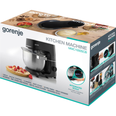 Кухонна машина Gorenje MMC1000SCB (7024506) Кухонна машина Gorenje MMC1000SCB (7024506)