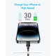 Кабель Anker 322 USB-C to Lightning - 1.8m Nylon Black (7030799)