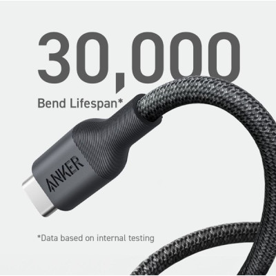 Кабель Anker 544 USB-C to USB-C - 1.8m 140W Bio-Nylon Black (7030800)