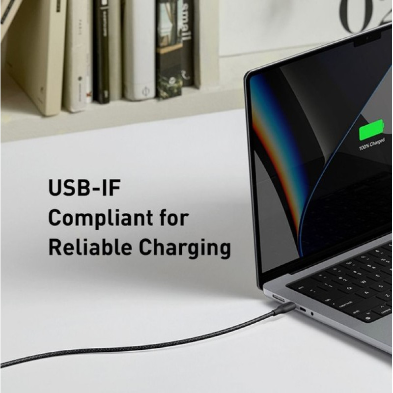 Кабель Anker 544 USB-C to USB-C - 1.8m 140W Bio-Nylon Black (7030800)