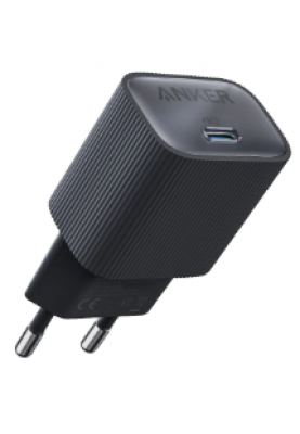 Мережевий зарядний пристрій Anker PowerPort 511 Nano IV - 30W USB-C Black (7030801)