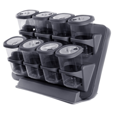 Набір спецівниць Violet House 0521 SPICE ANTHRACITE, 8 шт (7022624)