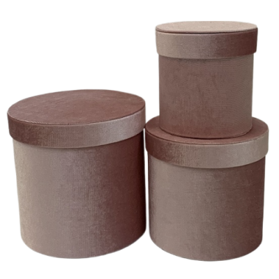 Подарункова коробка UFO VELVET PINK W2904 18х17 см (7032426)