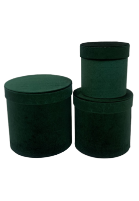Подарункова коробка UFO VELVET GREEN W2907 15х15 см (7032433)