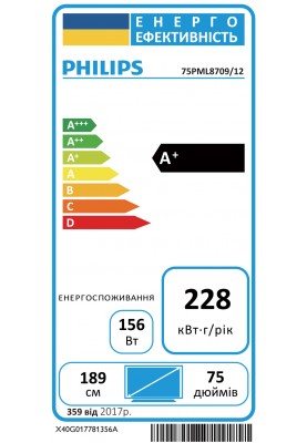 LED телевізор Philips 75PML8709/12  (7025047)