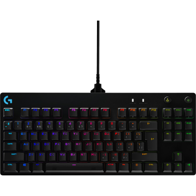 Клавіатура Logitech G PRO Mechanical Gaming USB Black (920-009392) (6801220)