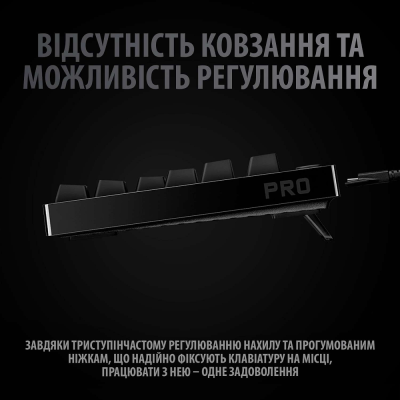 Клавіатура Logitech G PRO Mechanical Gaming USB Black (920-009392) (6801220)