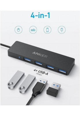 Перехідник Anker PowerExpand Direct 4-in-1 USB-C PD Media Hub  (7030798)