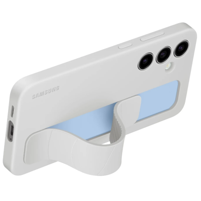 Чохол Samsung S24 FE Standing Grip Case Gray (EF-GS721CJEGWW) (7024980)