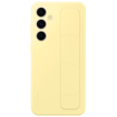 Чохол Samsung S24 FE Standing Grip Case Yellow (EF-GS721CYEGWW) (7024982)