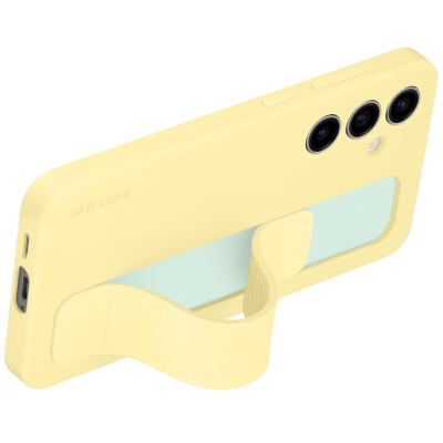 Чохол Samsung S24 FE Standing Grip Case Yellow (EF-GS721CYEGWW) (7024982)