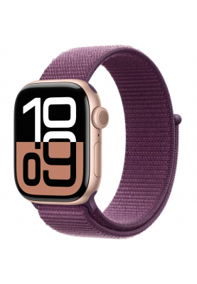 Смарт годинник Apple Watch S10 GPS 42mm Rose Gold Alum Plum Sp/Loop (7030724)