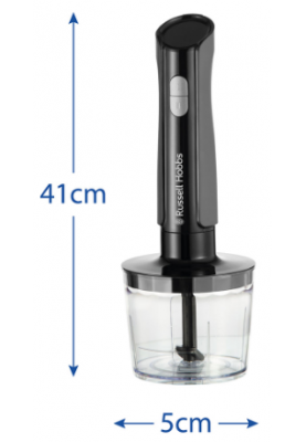 Занурювальний блендер Russell Hobbs 27141-56 Matte Charcoal 3 in 1 Hand Blender (7030808)