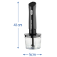 Занурювальний блендер Russell Hobbs 27141-56 Matte Charcoal 3 in 1 Hand Blender (7030808)