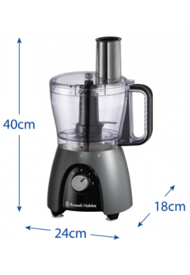 Кухонний комбайн Russell Hobbs 27111-56 Matte Charcoal Food Processor (7030814)