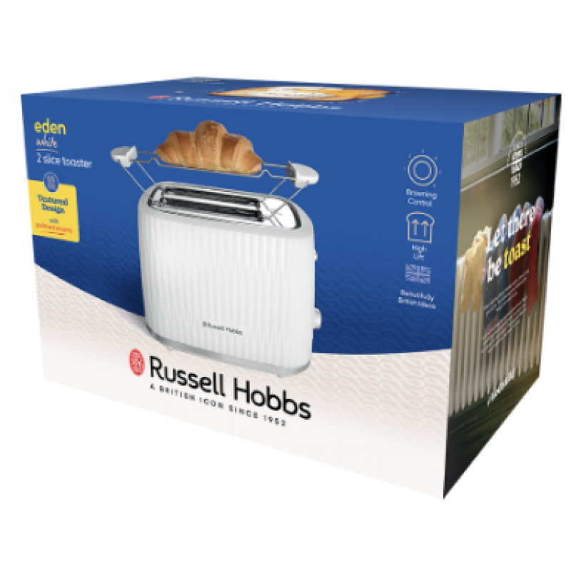 Тостер Russell Hobbs 27370-56 Eden 2S Toaster White (7030834)