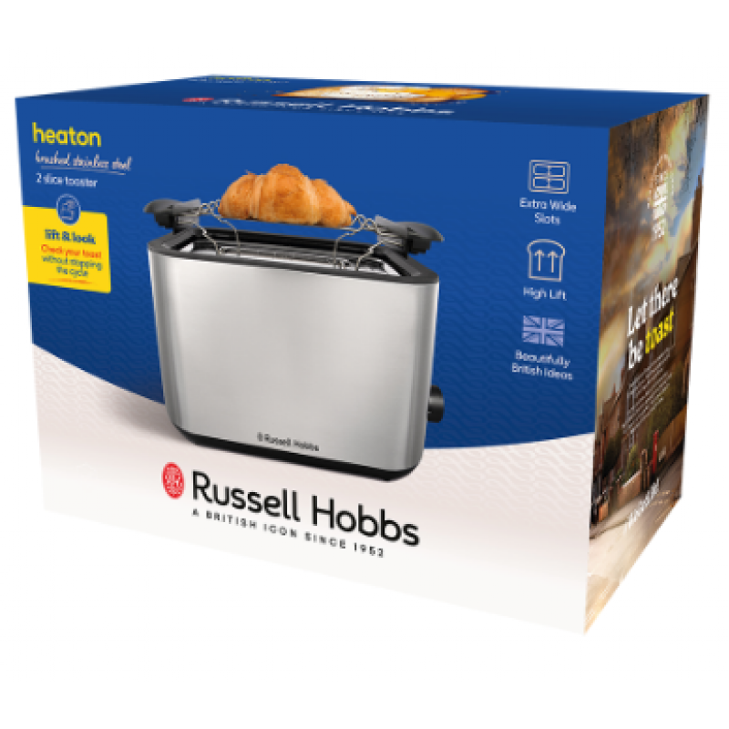 Тостер Russell Hobbs 27390-56 Heaton Brushed 2Slice Toaster (7030835)