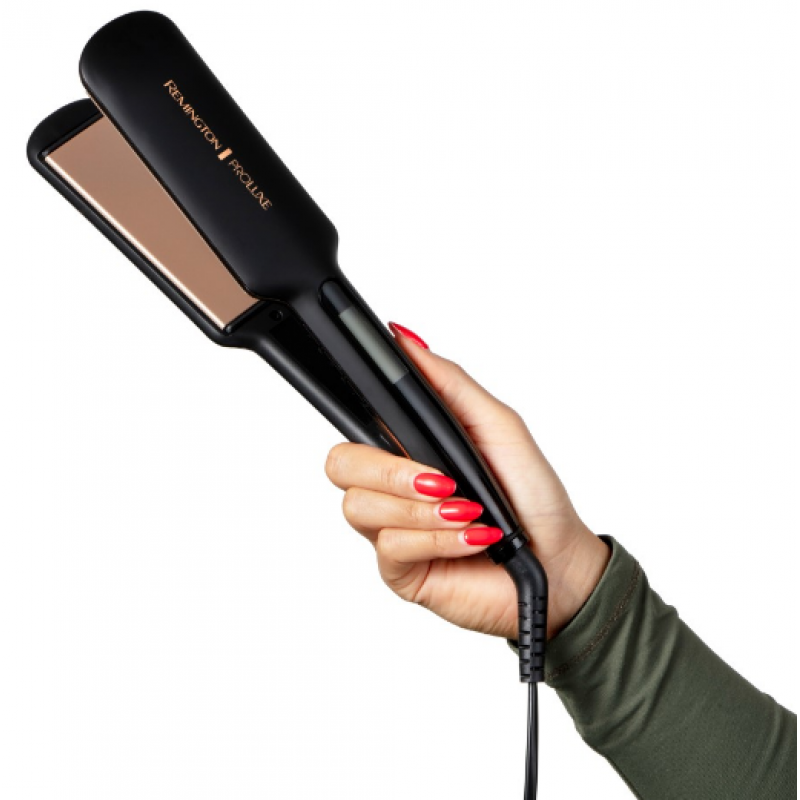 Випрямляч волосся Remington S9150B PROluxe Midnight Wide Plate Straightener (7030824)