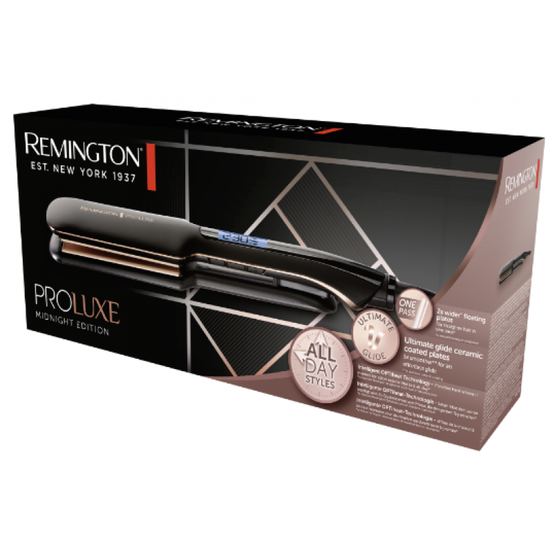 Випрямляч волосся Remington S9150B PROluxe Midnight Wide Plate Straightener (7030824)