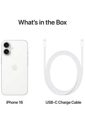 Смартфон Apple iPhone 16 256GB White  (7030664)