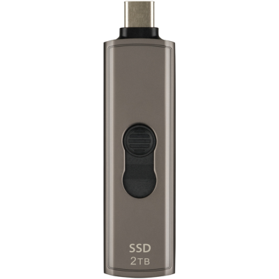 SSD накопичувач Transcend ESD330C 2TB USB Type-C Gray (TS2TESD330C) (6951418)