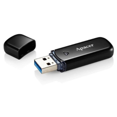 Flash Drive Apacer AH355 128GB USB 3.2 (AP128GAH355B-1) Black  (6986631)