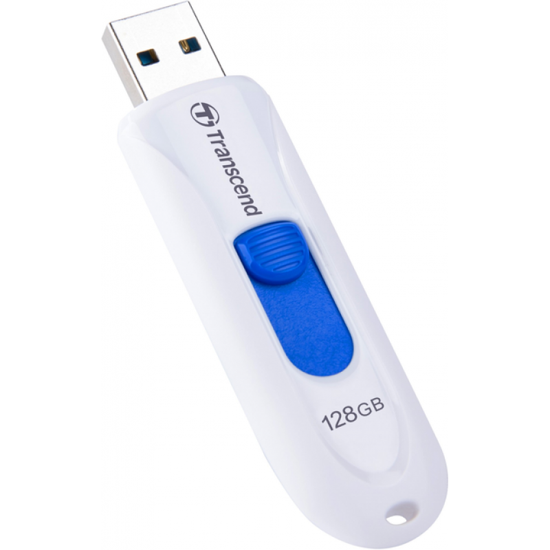 Flash Drive Transcend JetFlash 790 128GB USB 3.1 White (TS128GJF790W) (6986654)