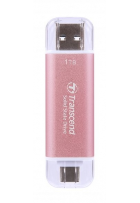 SSD Накопичувач Transcend ESD310P 1TB, USB Type C/A Pink (TS1TESD310P)  (7032343)