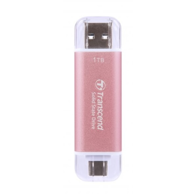 SSD Накопичувач Transcend ESD310P 1TB, USB Type C/A Pink (TS1TESD310P)  (7032343)