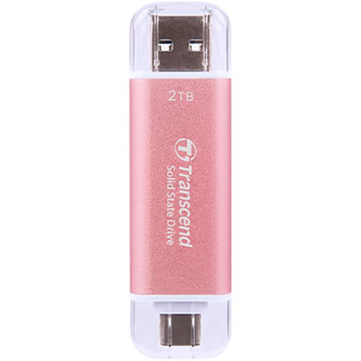 SSD накопичувач Transcend ESD310P 2TB, USB Type C/A Pink (TS2TESD310P)  (7032344)