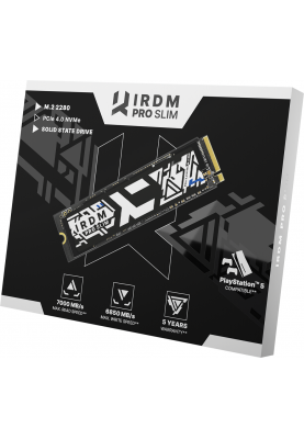 SSD накопичувач Goodram IRDM PRO SLIM 1TB M.2 2280 PCIe 4x4 NVMe (IRP-SSDPR-P44S-1K0-80) (6912176)