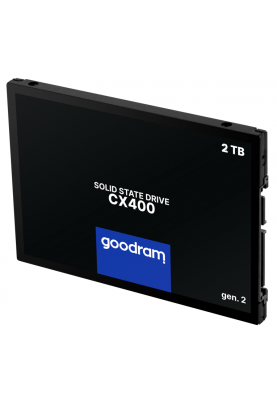 SSD накопичувач Goodram CX400 2TB SATA III 2.5" 3D NAND (SSDPR-CX400-02T-G2) (6918439)