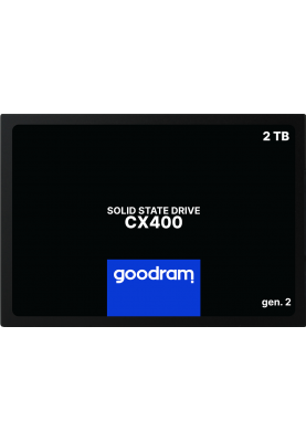 SSD накопичувач Goodram CX400 2TB SATA III 2.5" 3D NAND (SSDPR-CX400-02T-G2) (6918439)