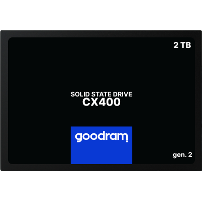 SSD накопичувач Goodram CX400 2TB SATA III 2.5" 3D NAND (SSDPR-CX400-02T-G2) (6918439)