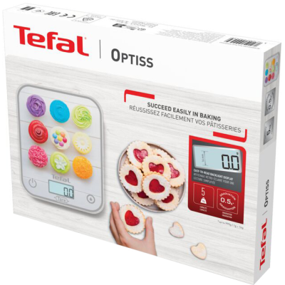 Ваги кухонні Tefal BC50D4V0 Optiss Cake Pops (7048001) Ваги кухонні Tefal BC50D4V0 Optiss Cake Pops (7048001)