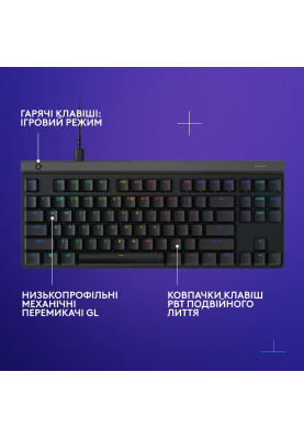 Клавіатура Logitech G515 TKL Black Tactile (920-012872) (7049956)